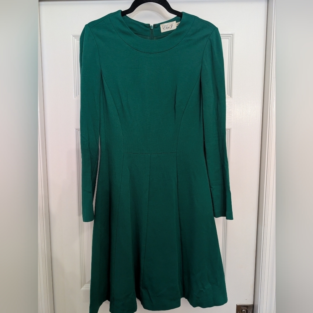 ELIZA J Long Sleeve Aline Dress